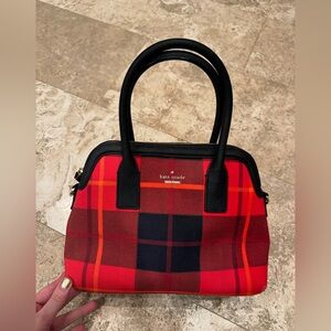 Kate Spade - Red Plaid Handbag